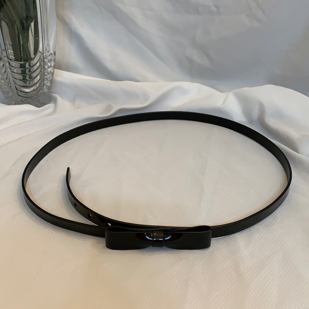 Black Bow Belt